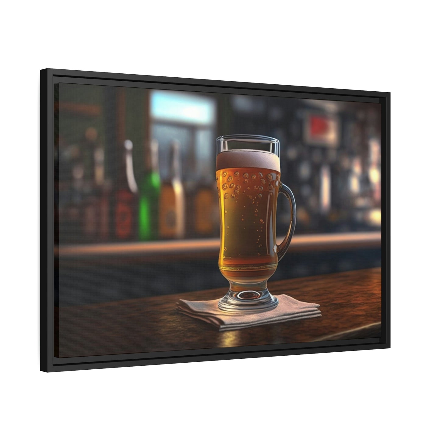 Drink in the Art: Framed Beer Posters for Your Home Bar