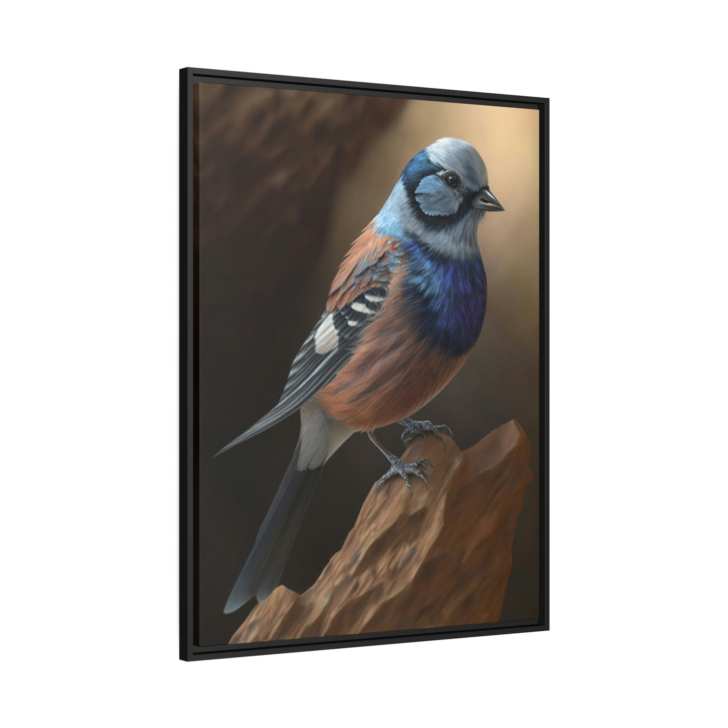 The Rainbow of Feathers: A Print on Canvas & Poster of Birds with Vivid Colors