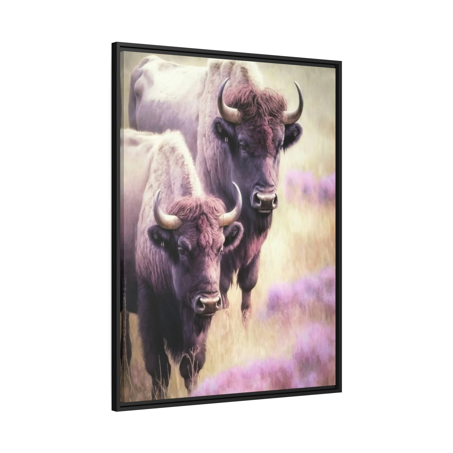 The Bison's Power: A Natural Canvas & Poster Painting of a Bisons at Its Prime