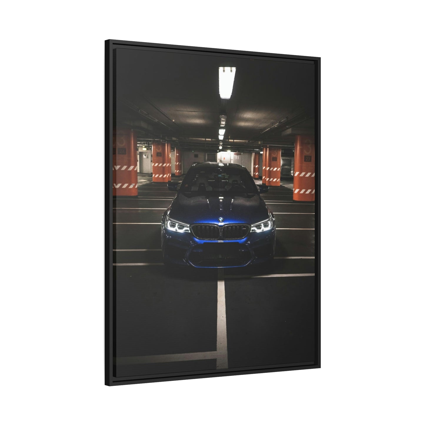 The Power of BMW: High-Quality Art Print on Natural Canvas & Poster