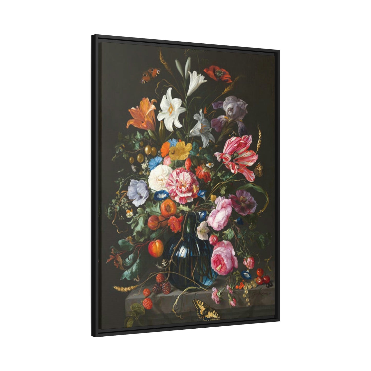 Vibrant Blooms in Print: Canvas and Wall Art of Colorful Flowers