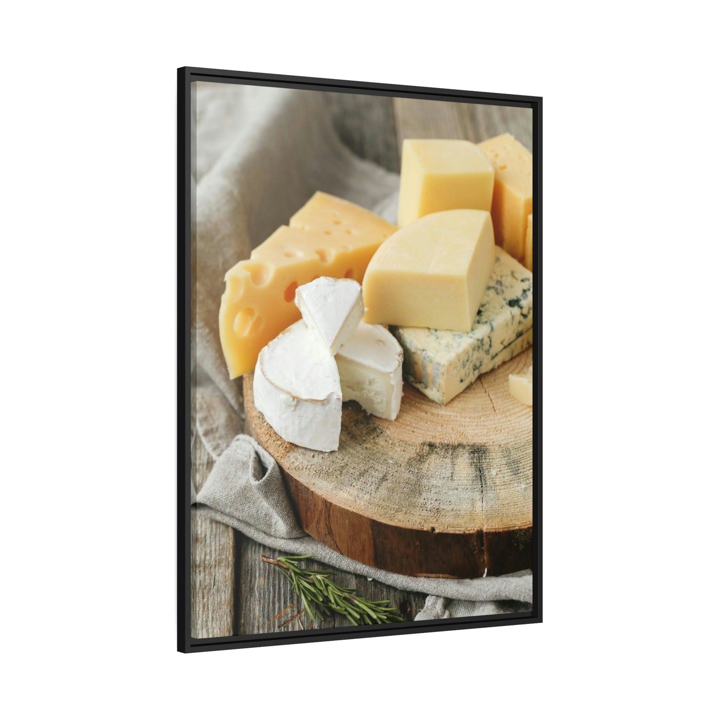 The Beauty of Cheese: Premium Canvas Prints of Artfully Arranged Cheese Plates