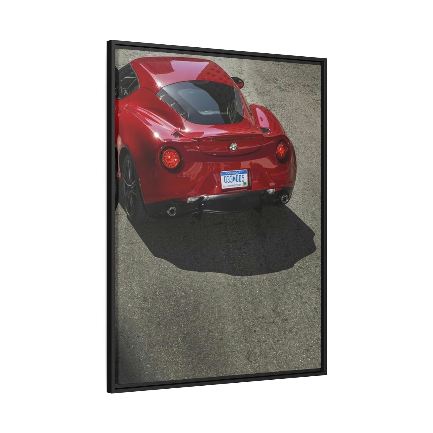 Speed and Grace: A Wall Art Print of an Alfa Romeo in Motion