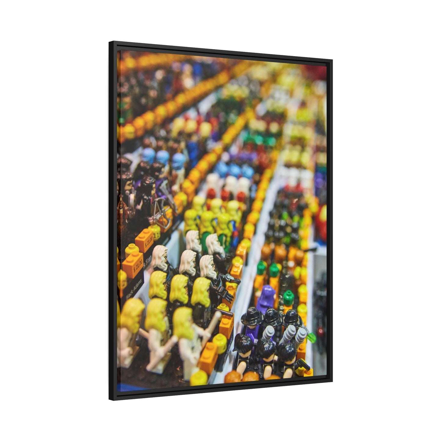 Lego Adventures: Framed Canvas and Print of Lego Themed Worlds