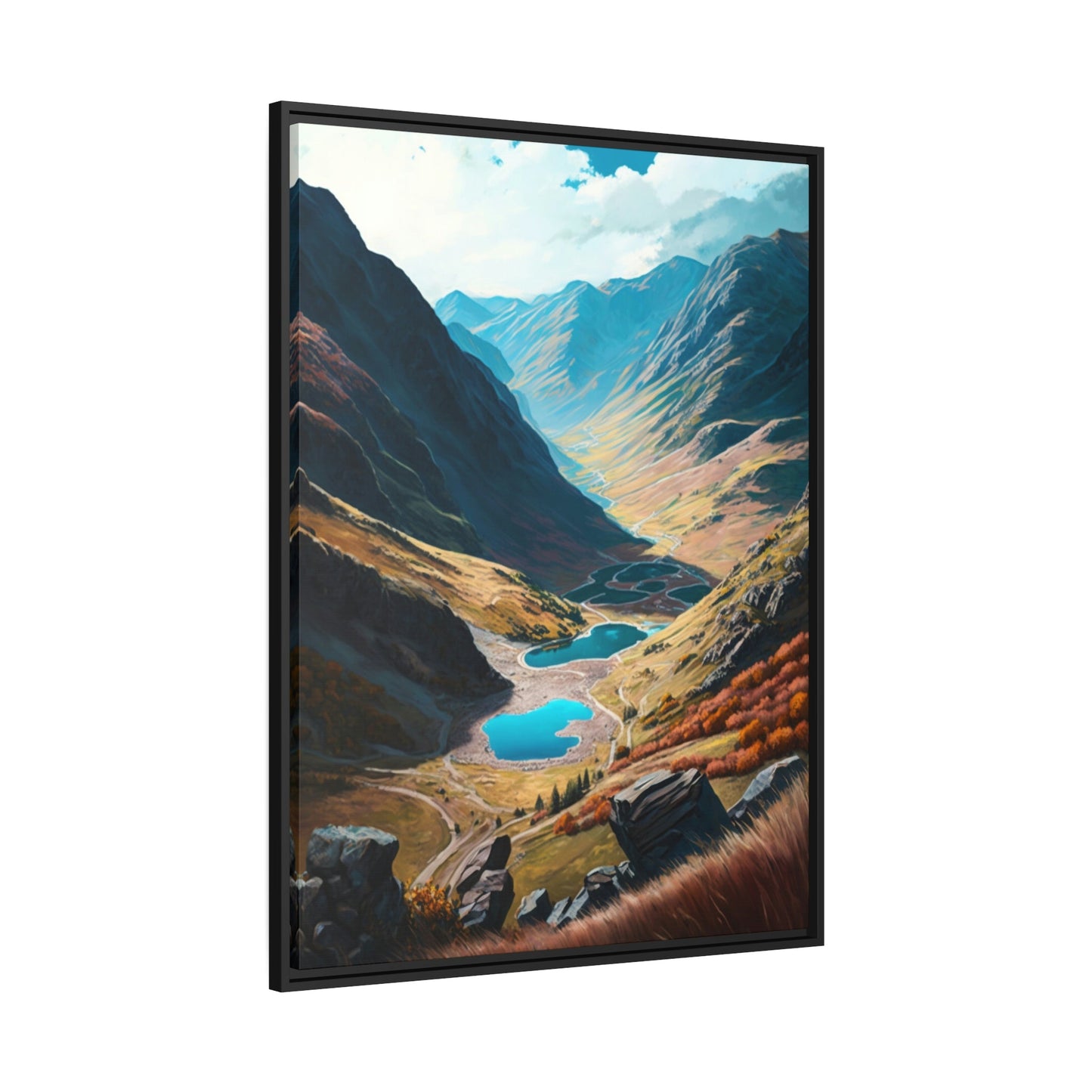 The Enchanting Valley: High-quality Wall Art and Canvas Print