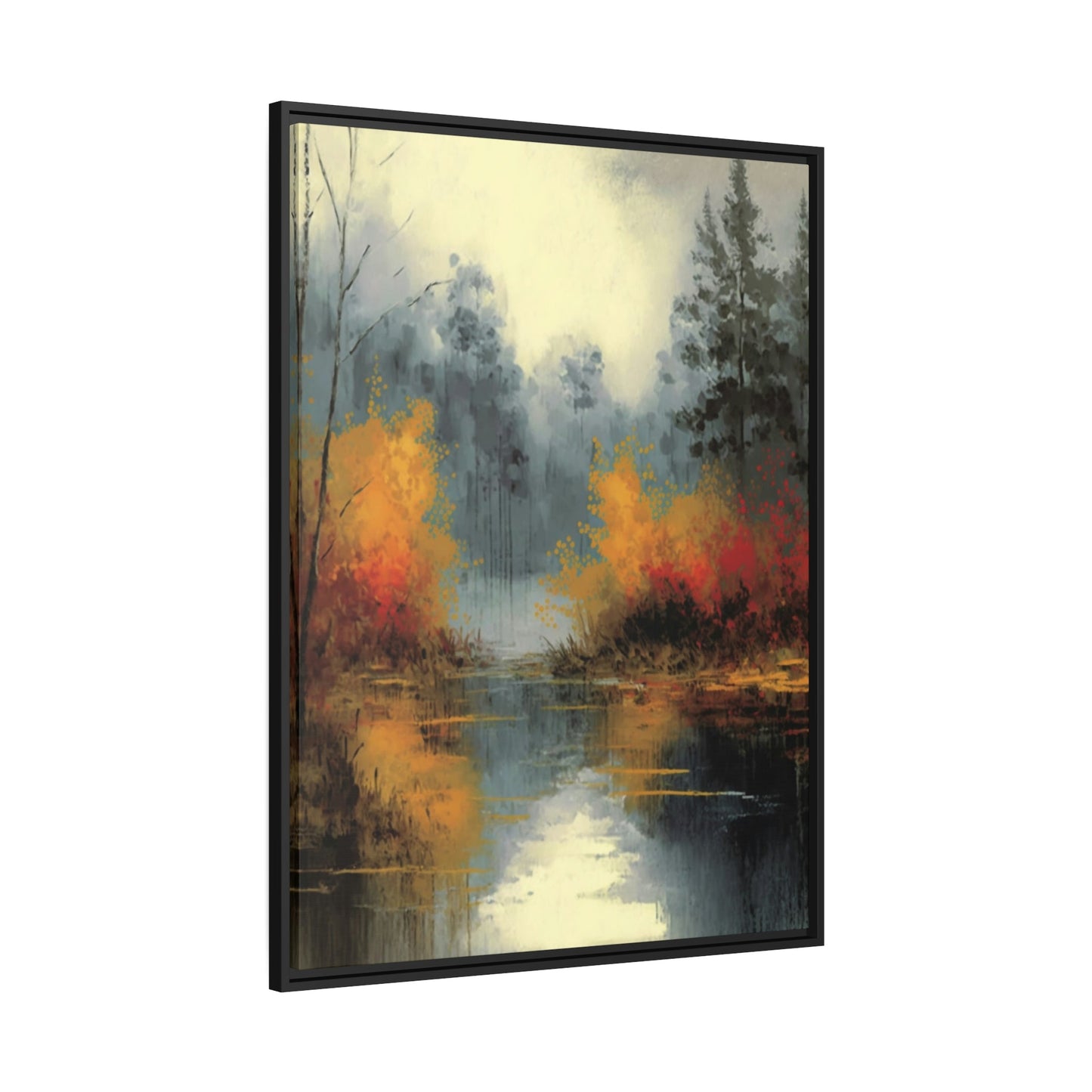 Fluid Landscape: A Natural Canvas & Poster Wall Art of an Abstract Water Scene