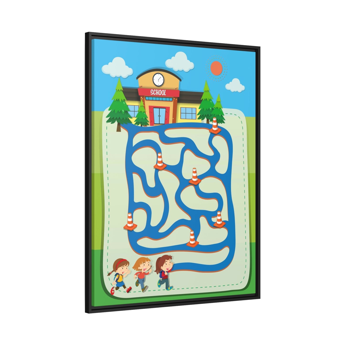 Inspire Their Imagination: Framed Canvas Maps for Little Explorers