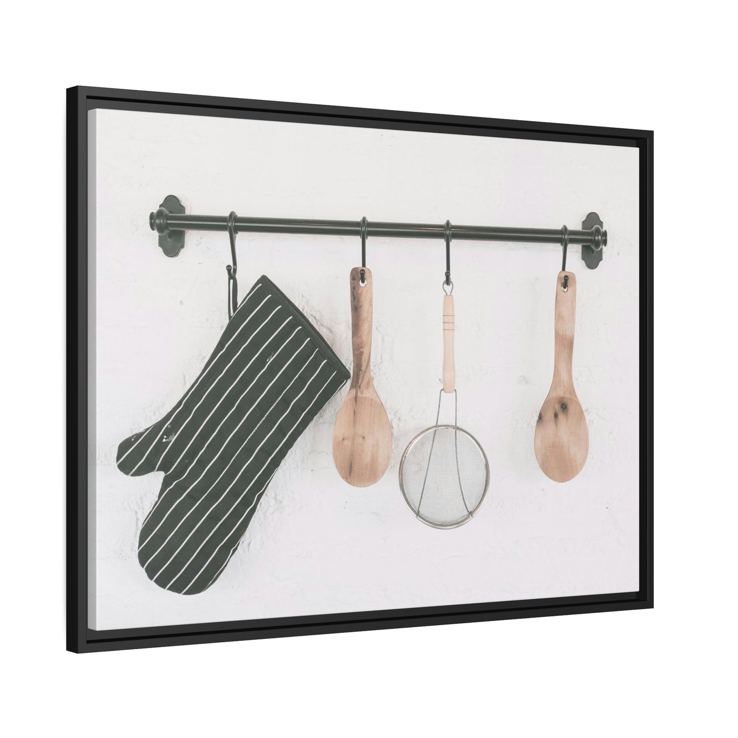 Modern Kitchen Wall Art: Printed Poster with Minimalist Culinary Utensils