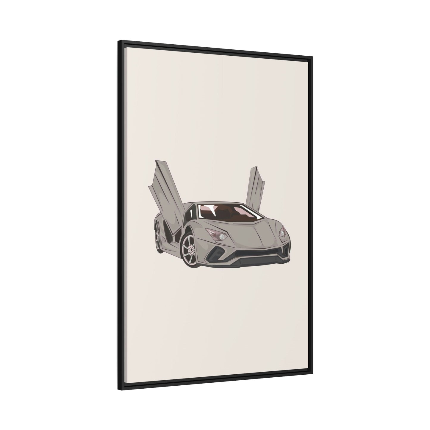 Roaring Beauty: Lamborghini Wall Art on Framed Canvas & Poster