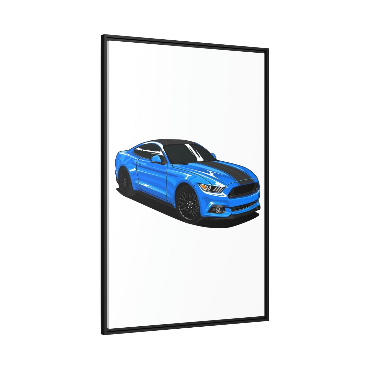 Living for the Drive: Mustang Sports Car Canvas & Poster Wall Art for Auto Enthusiasts