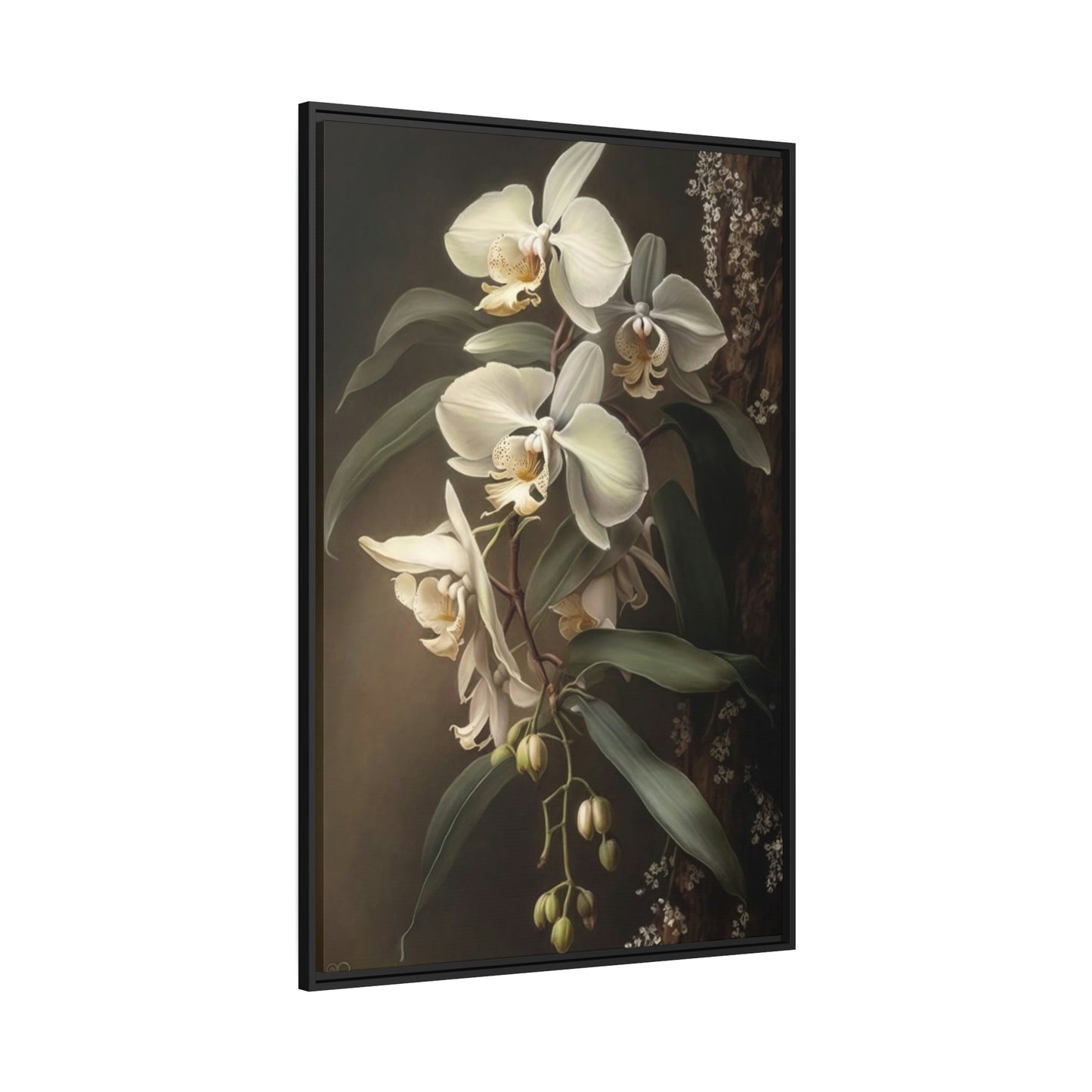 Orchid Bliss: Tranquility on Canvas