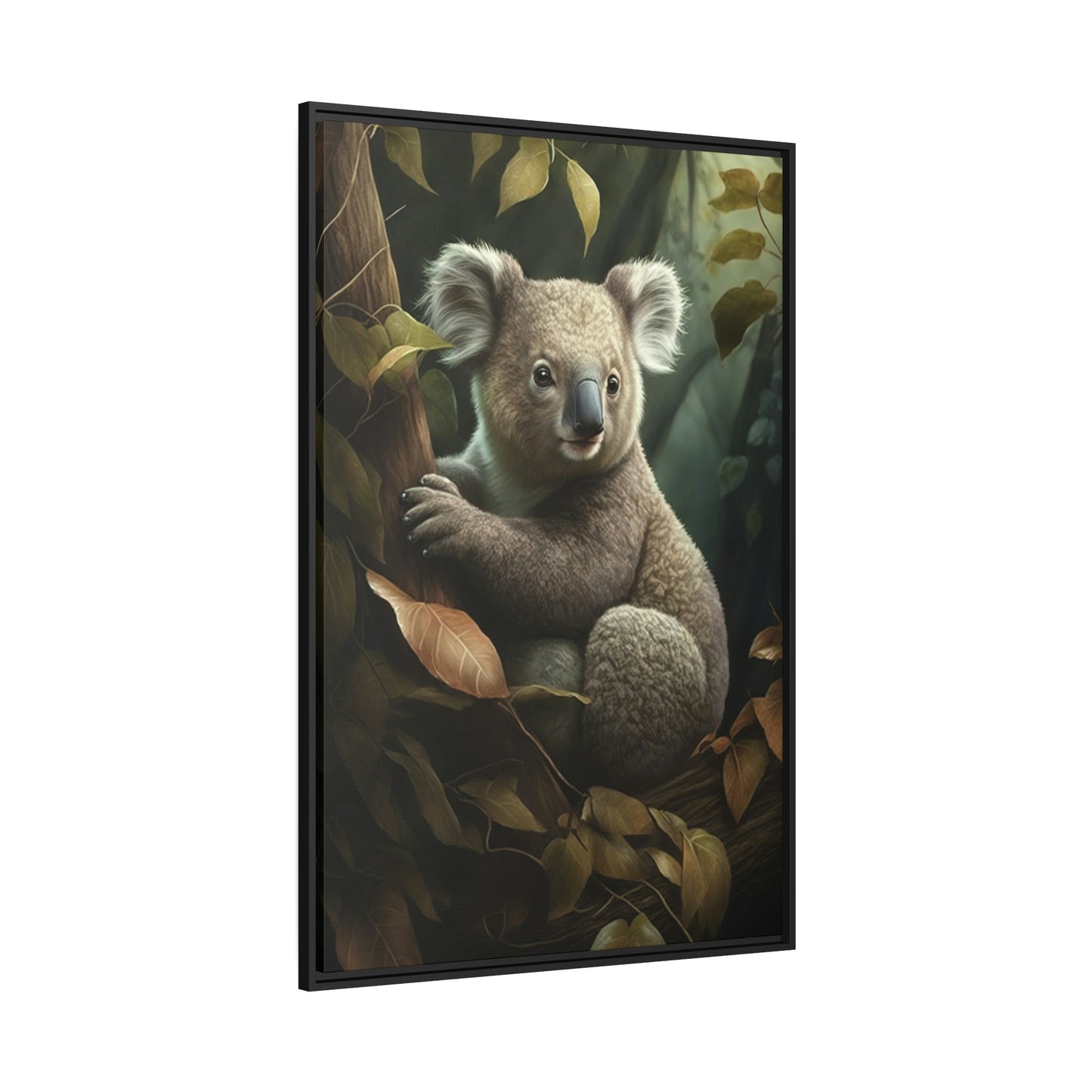 A Koala's Journey: A Stunning Painting on Canvas