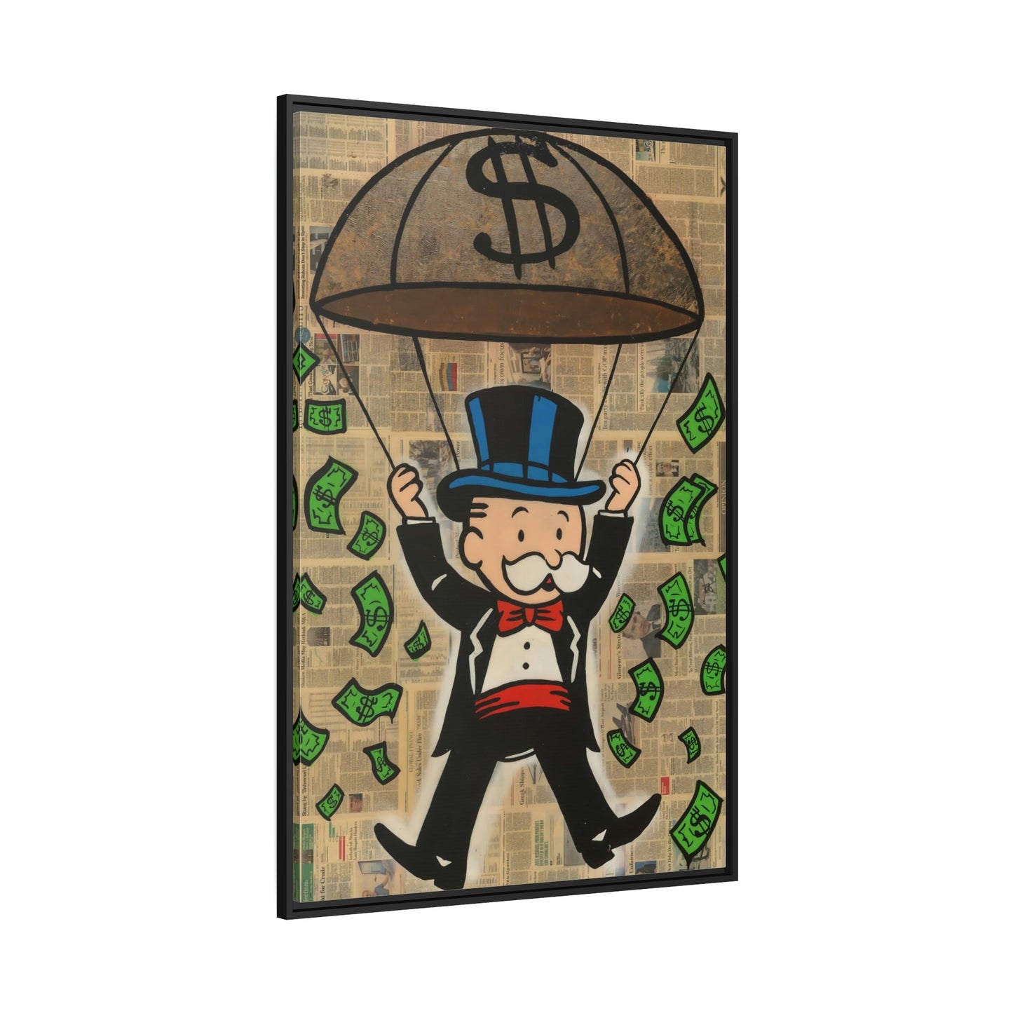 Monopoly Money: Canvas Art and Poster Prints Featuring Alec Monopoly's Iconic Style