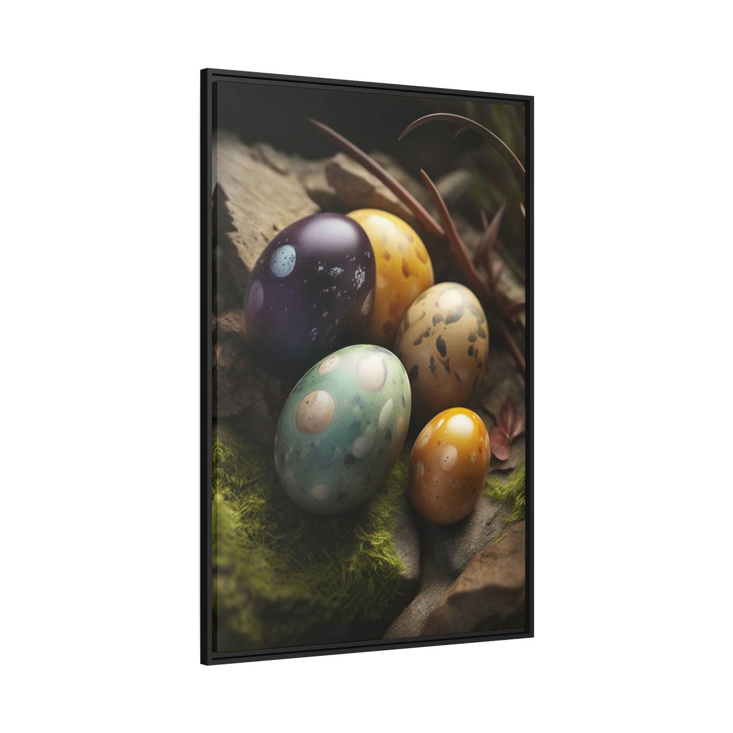 Eggcellent Adventure: A Whimsical Painting of Eggs