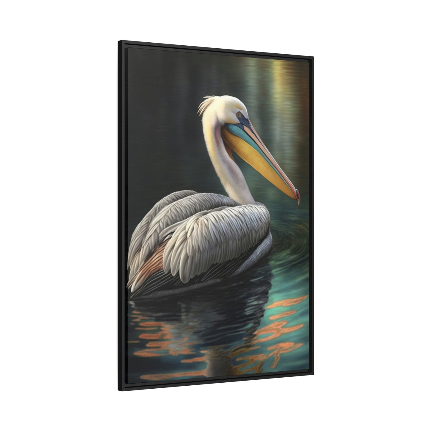 Pelican's Perch: A Coastal Canvas Delight