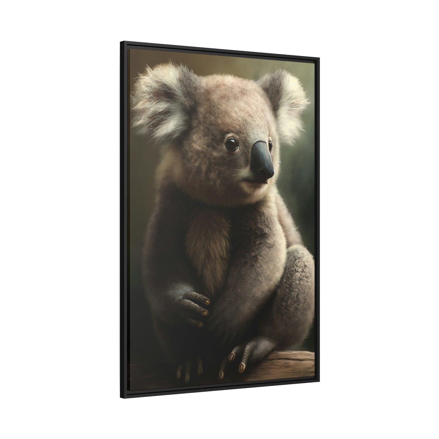 A Koala's Serenity: A Calming Painting on Canvas