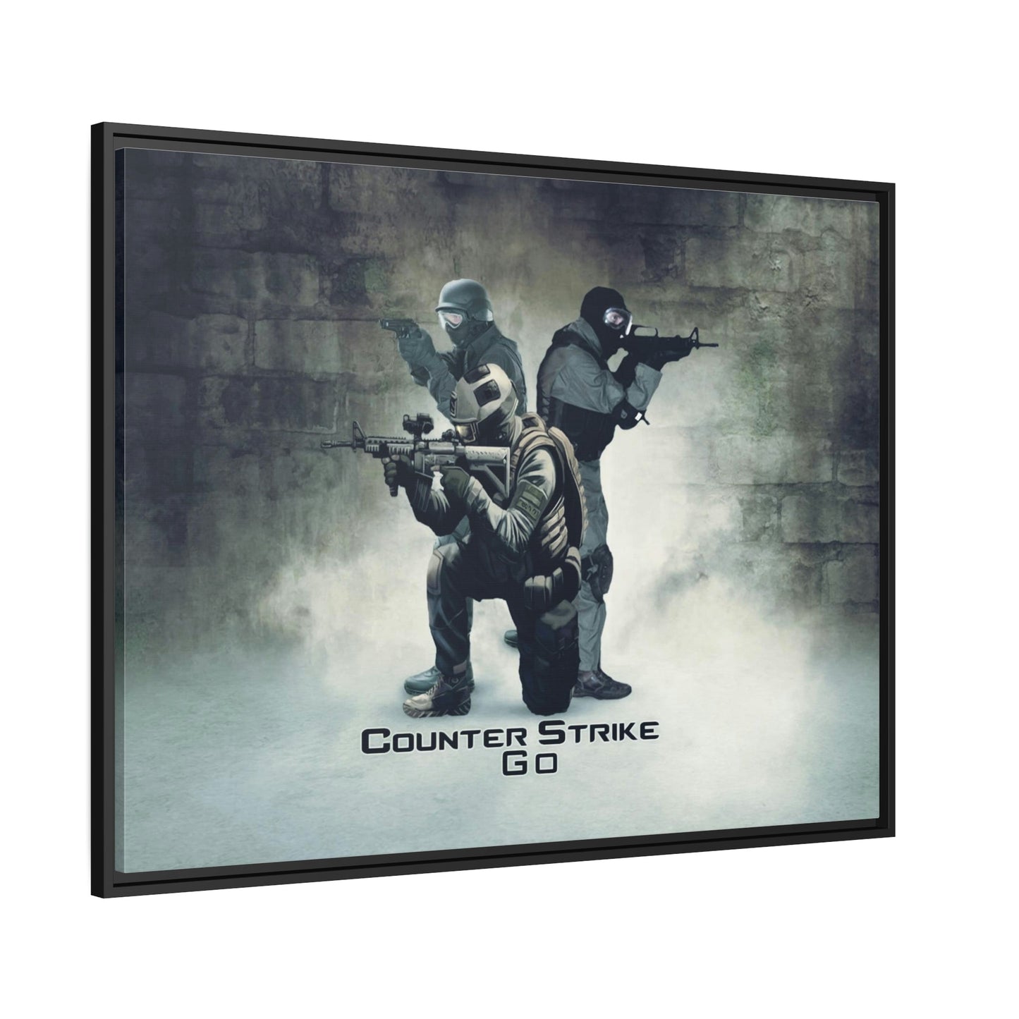 Counter Strike: Captivating Wall Art on Natural Canvas & Poster