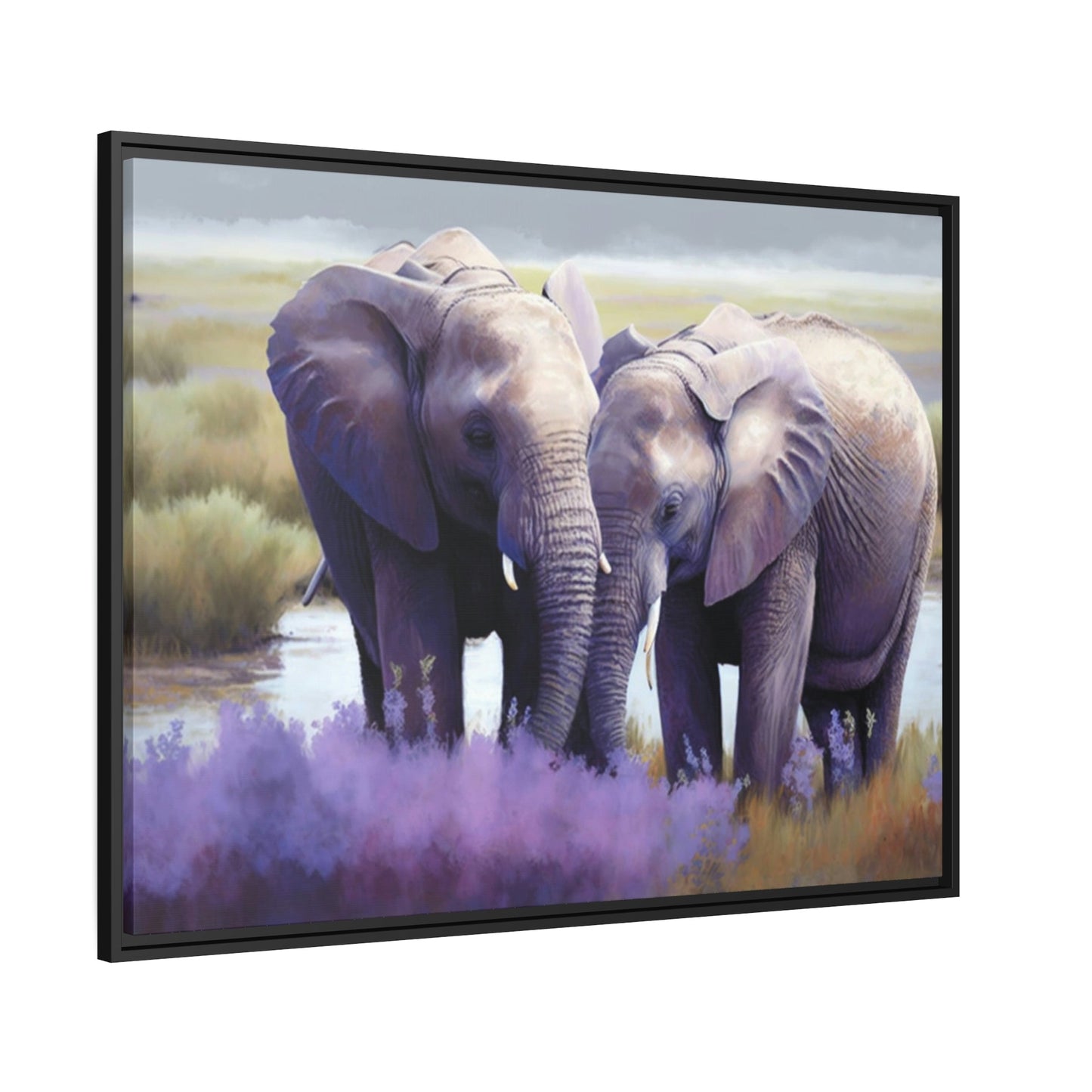 Majestic Elephants: Stunning Canvas Wall Art for Animal Lovers