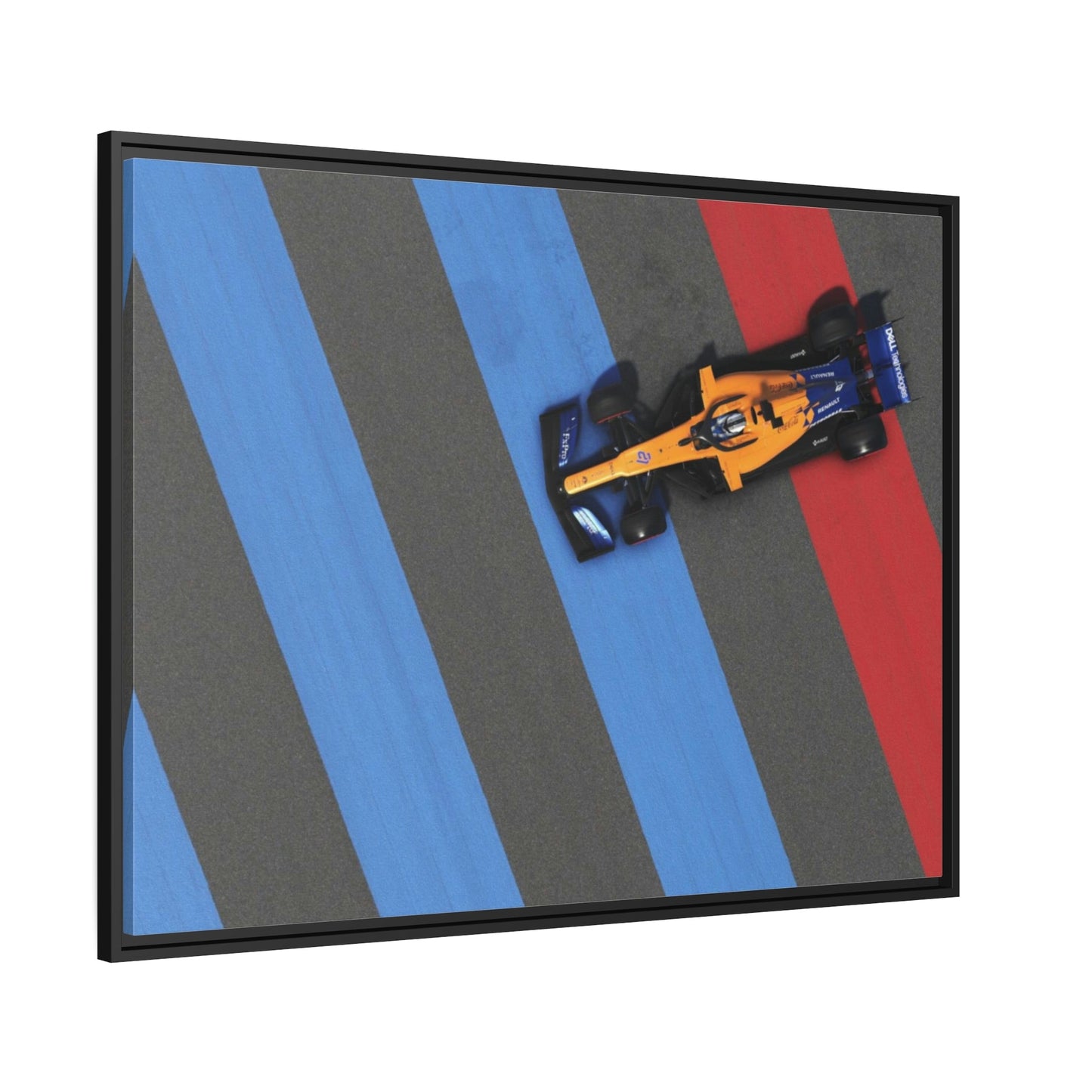 Racing Thrills: Framed Poster & Canvas of F1 Cars in Action