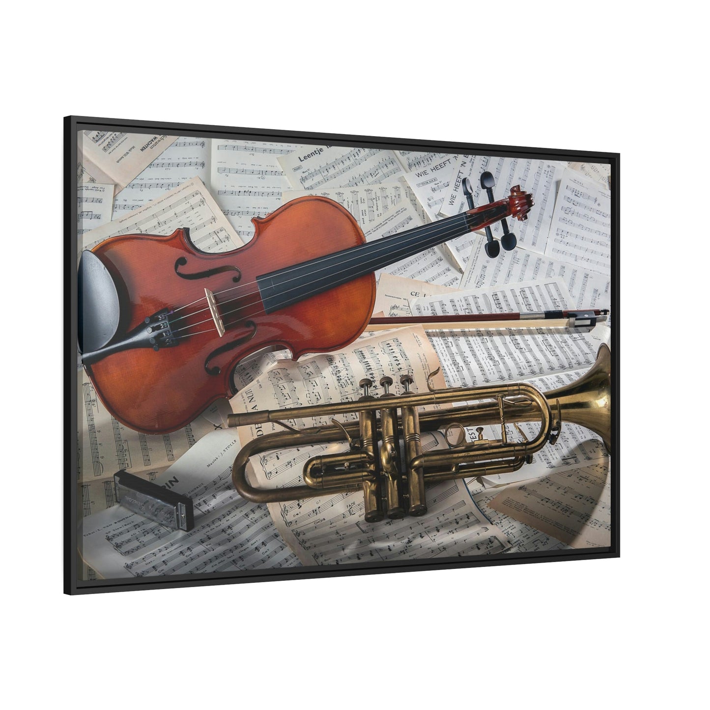 The Symphony of Classics: A Masterpiece of Art on a Framed Canvas & Poster