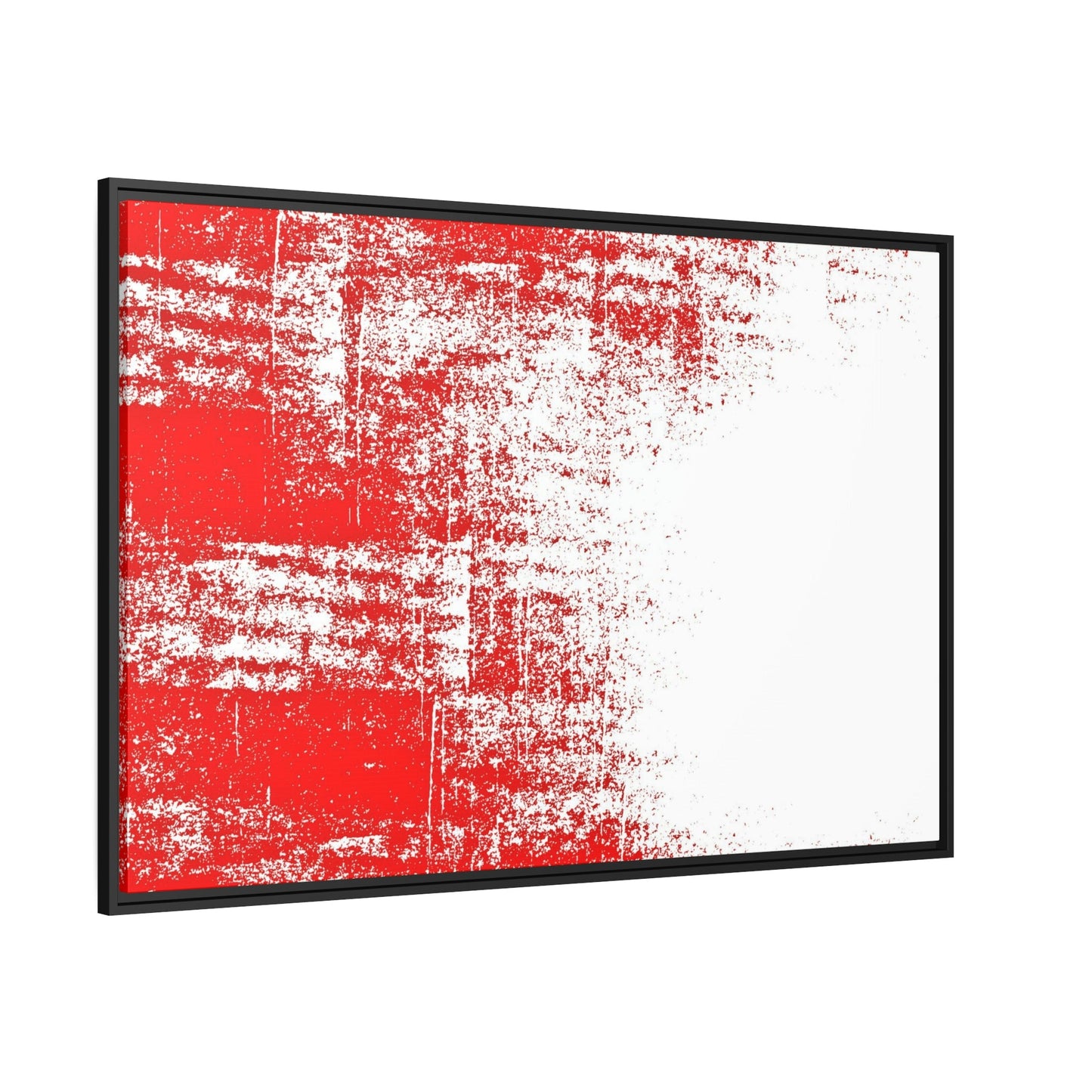 The Power of Red: Abstract Wall Art and Prints on Natural Canvas