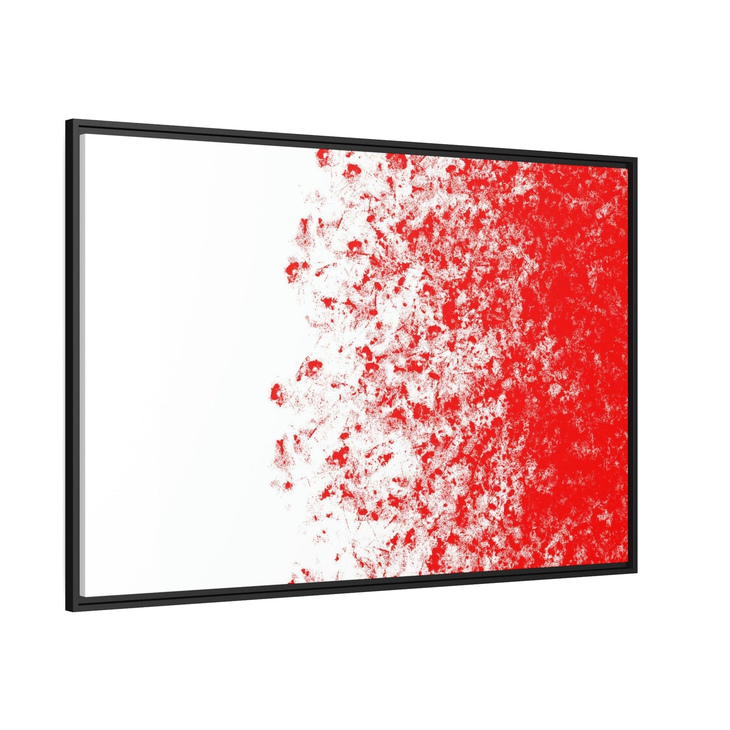 The Art of Warmth: Red Abstract Framed Posters and Print on Canvas