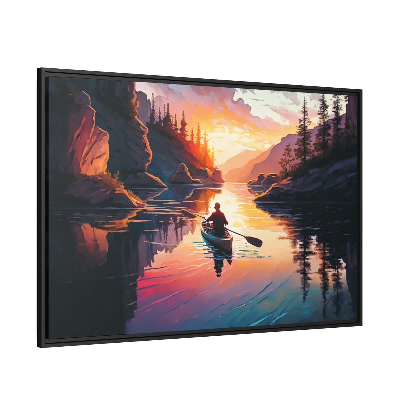 A Symphony of Nature: Lakes and Rivers on Canvas and Framed Poster Art