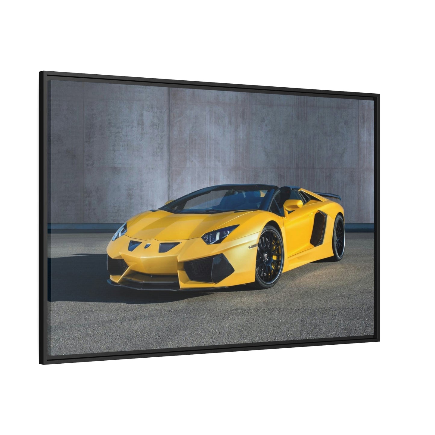 The Majesty of Lamborghini: Striking Print on Natural Canvas & Poster