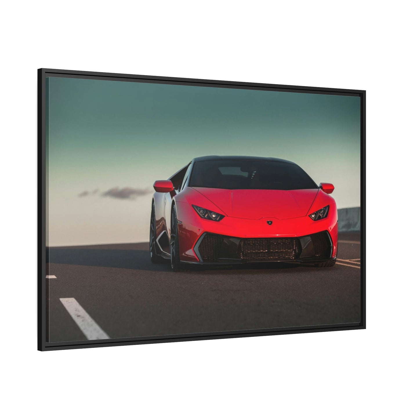 The Epitome of Style: Framed Canvas & Posters Print of a Lamborghini Supercar