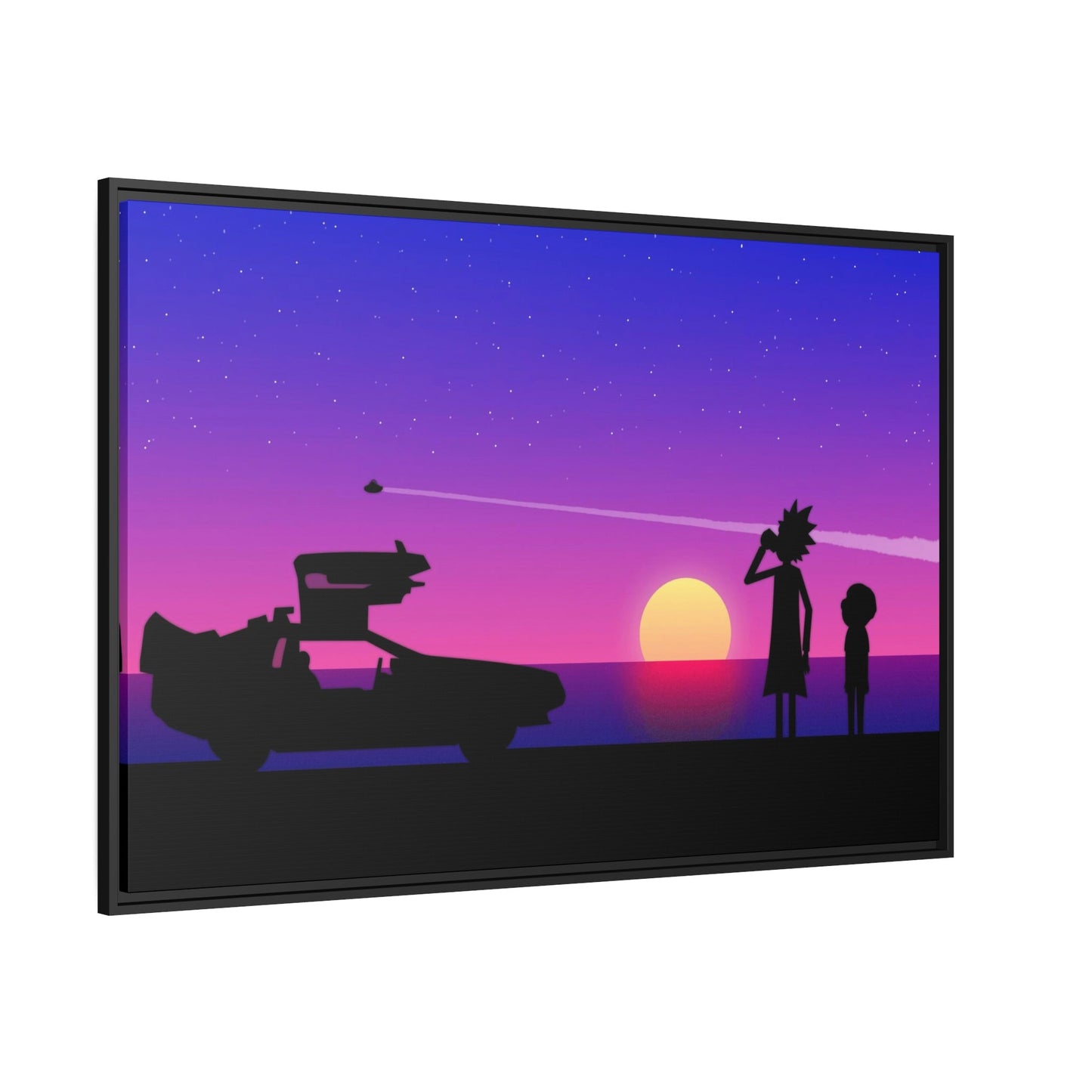 Out-of-This-World Creativity: Framed Canvas Rick and Morty Art for Wall Decor