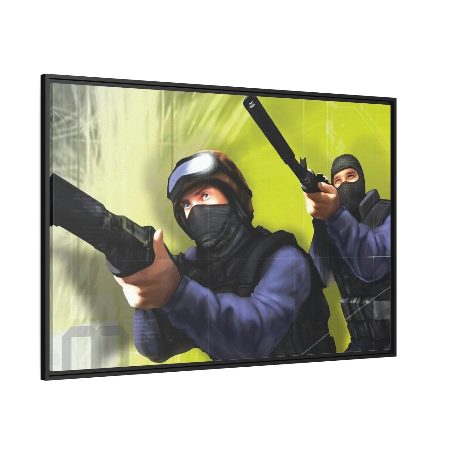 Virtual Heroes: Captivating Counter Strike Print on Canvas & Poster