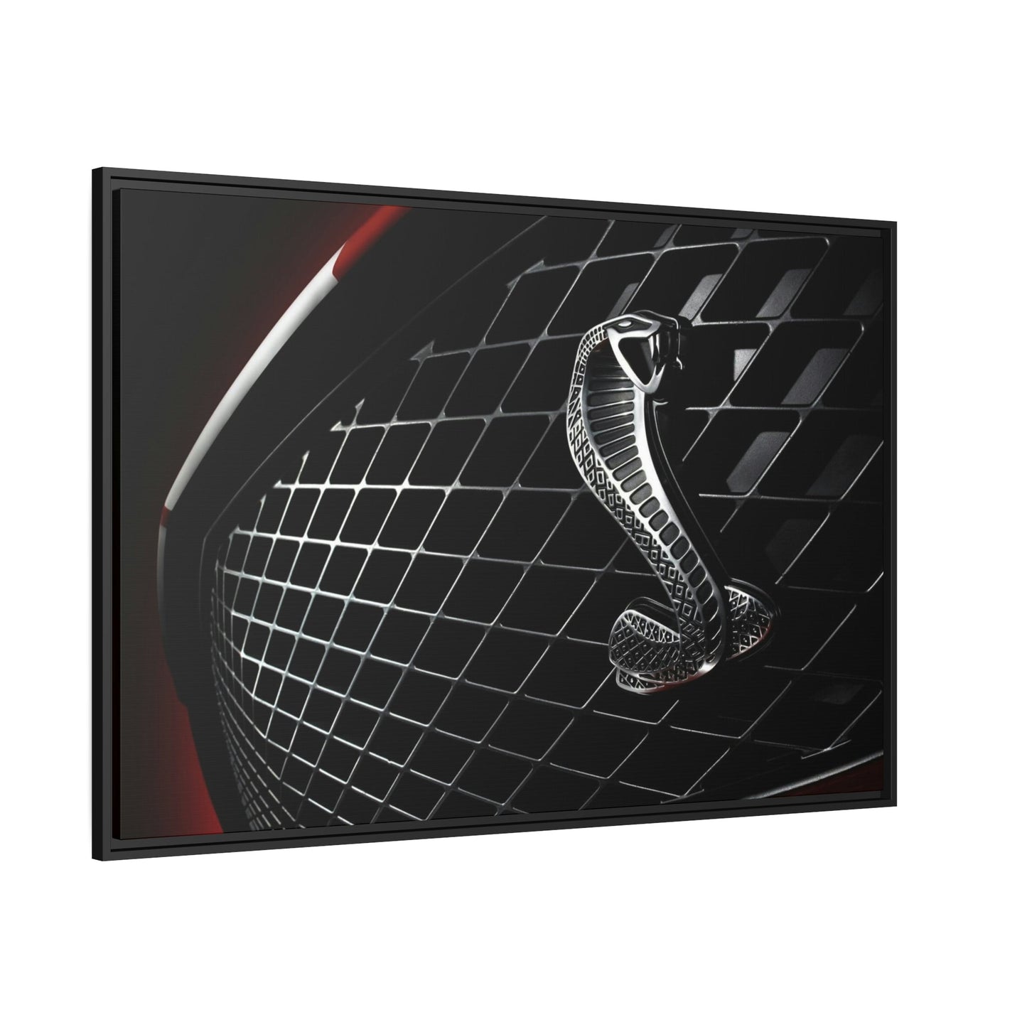 Sleek and Powerful: Mustang Sports Car Art on Canvas for Modern Interiors