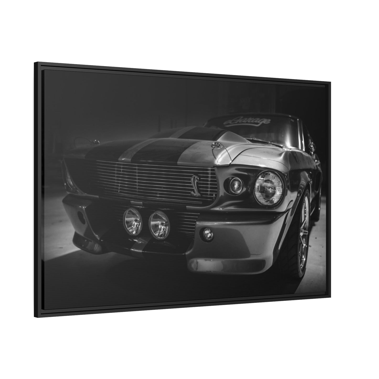 Art of Velocity: Mustang Sports Car Art on Canvas for Auto Enthusiasts