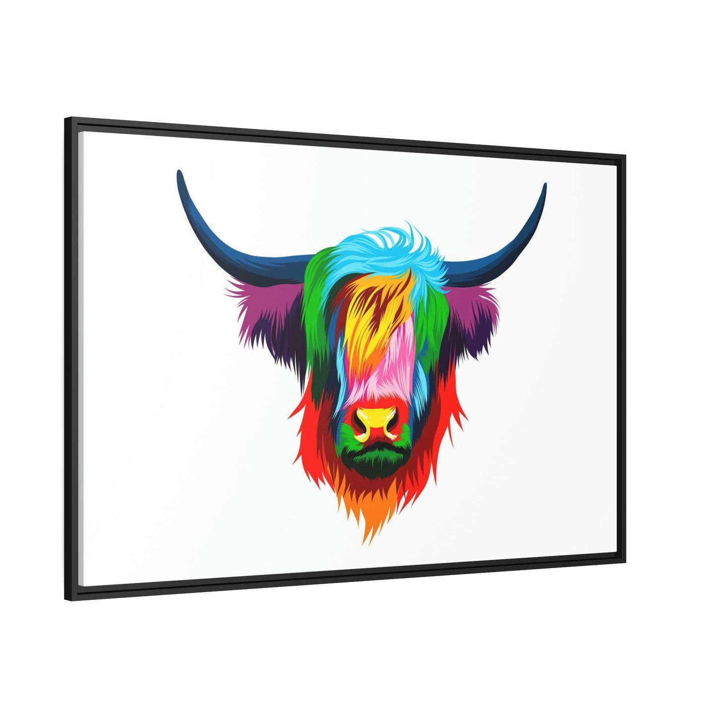 Printed Delight: Cow Art for a Stunning Wall Art Centerpiece