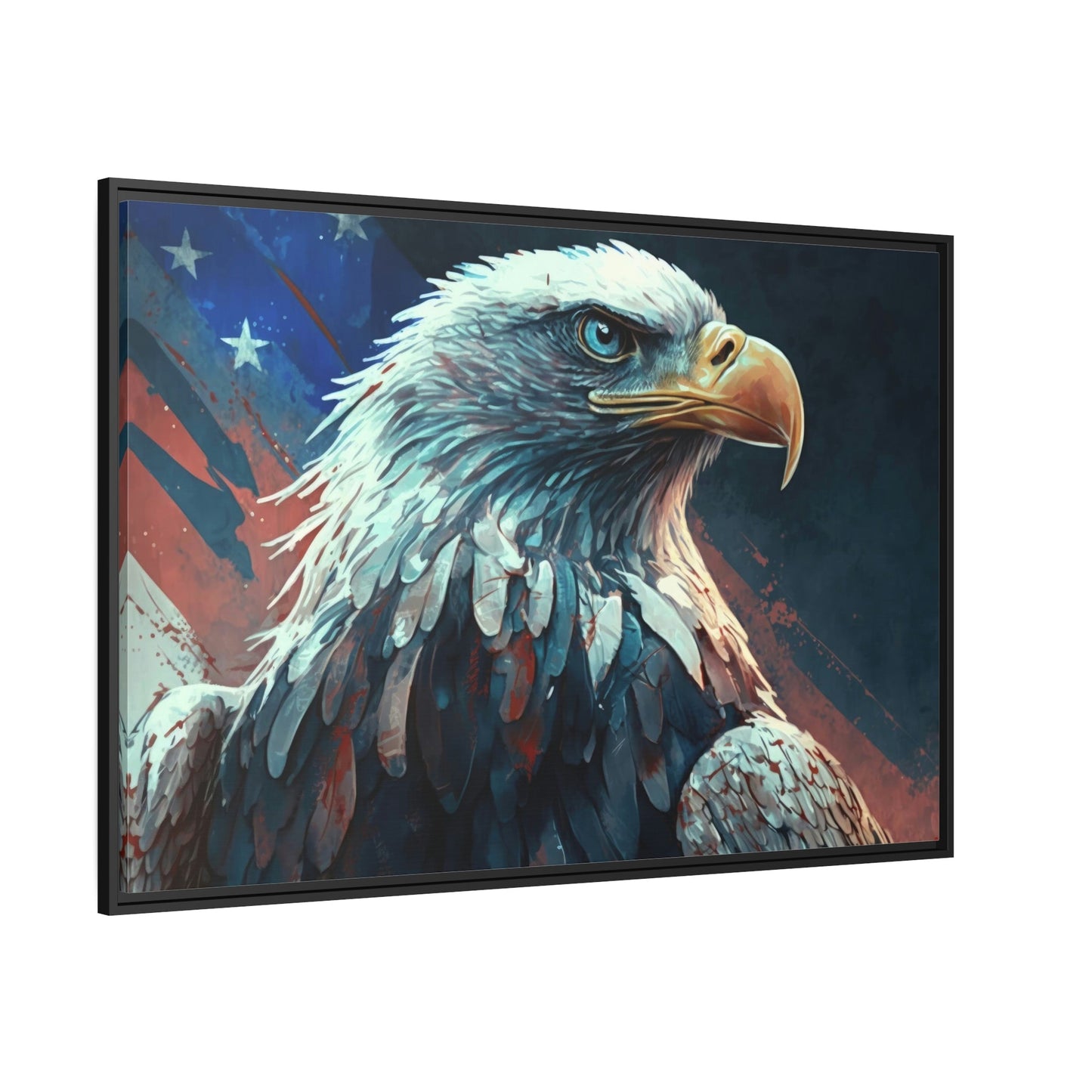 Skybound Spirits: Canvas Wall Art Embracing the Ethereal Presence of Eagles