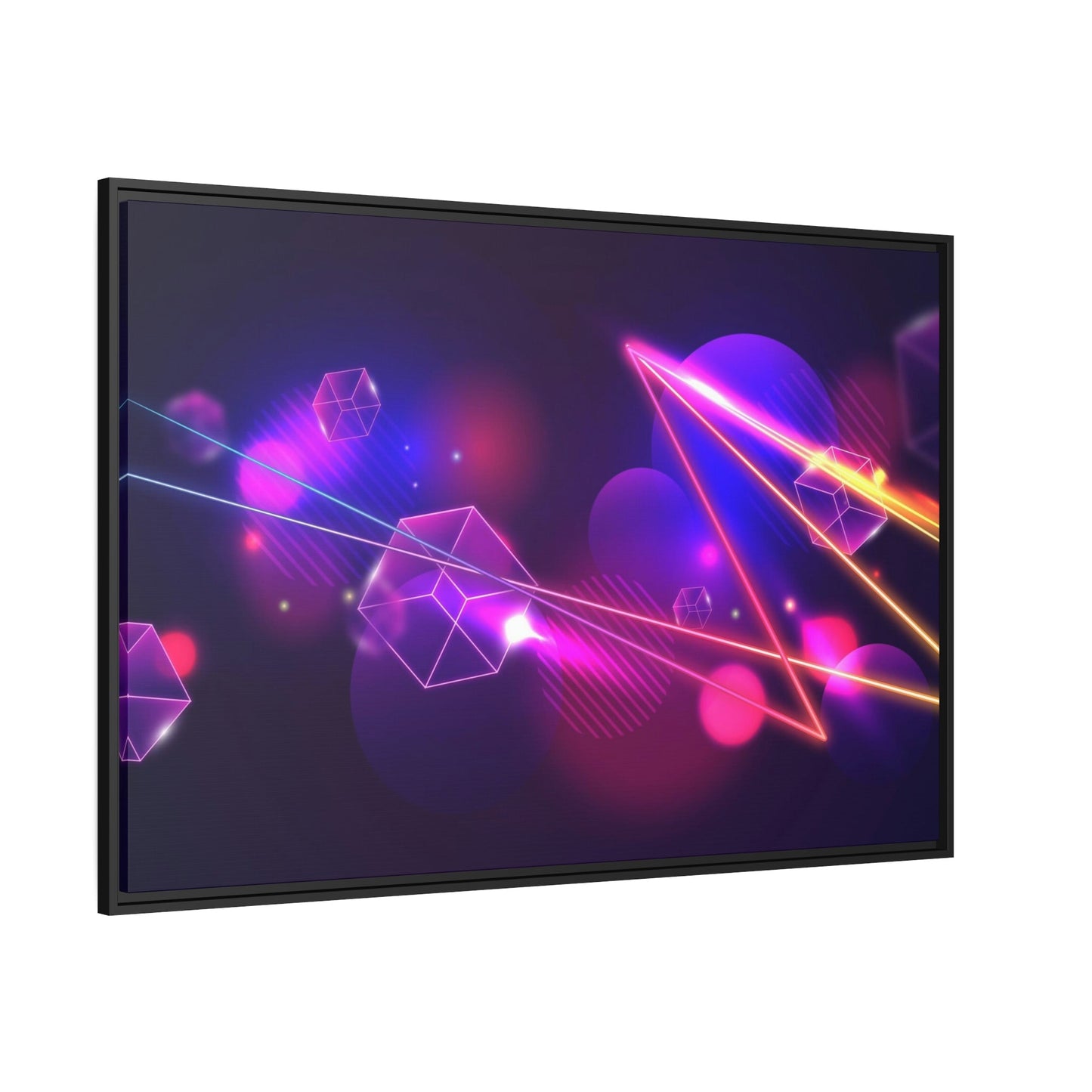 Radiant Abstraction: Vibrant Canvas Prints for Mesmerizing Wall Art Decor