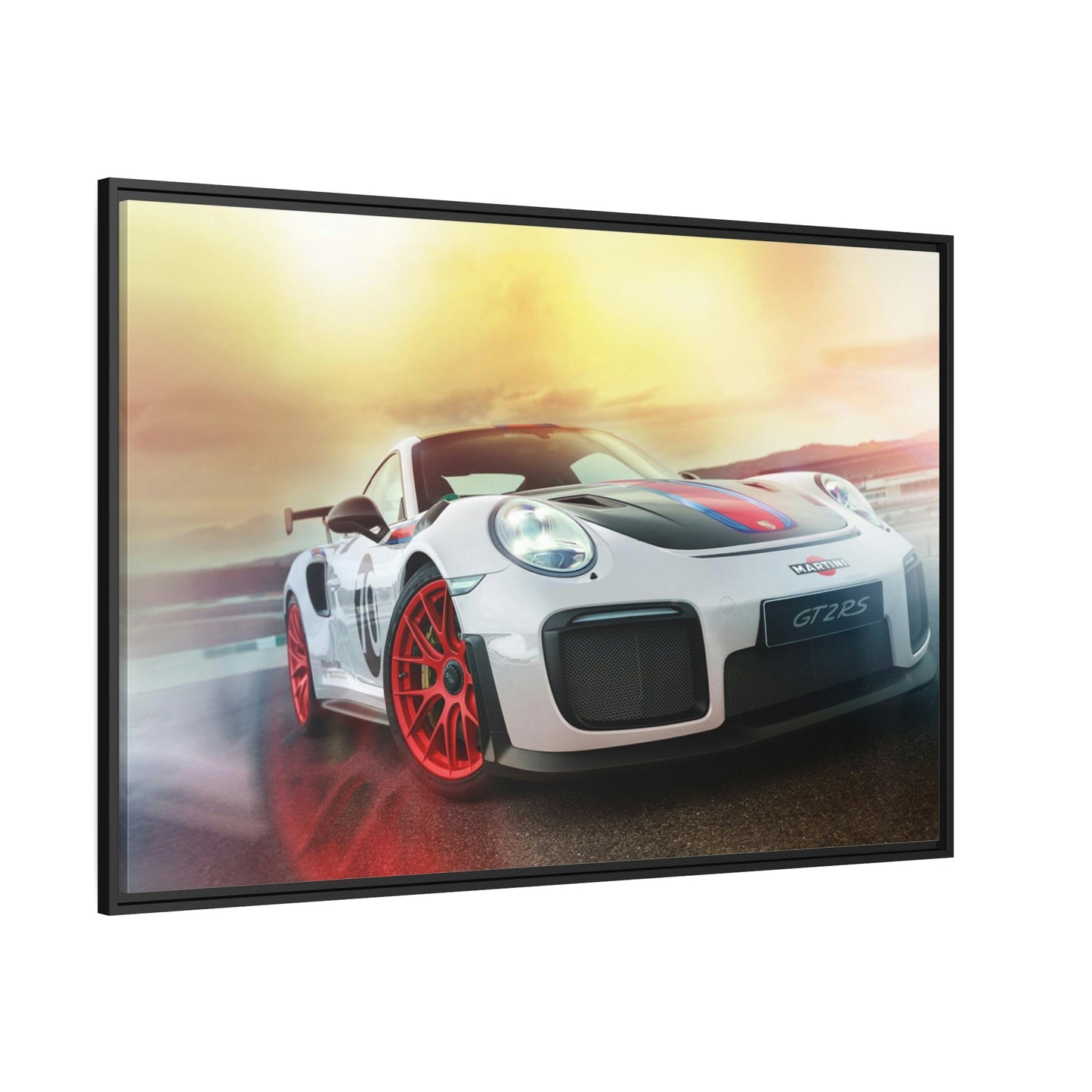 Speed Demons: Poster & Canvas Print of a Porsche in Motion