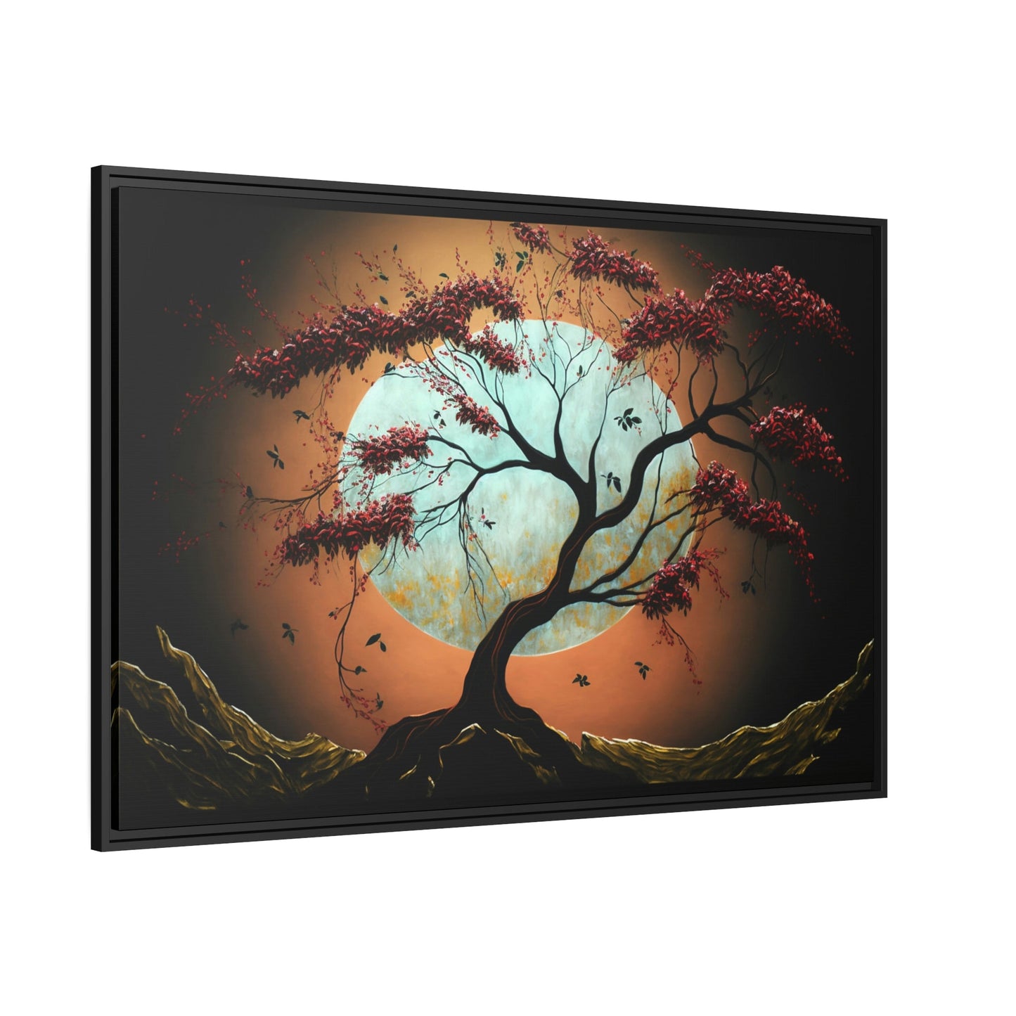 Natural Illusions: Canvas & Poster Print of Abstract Landscape