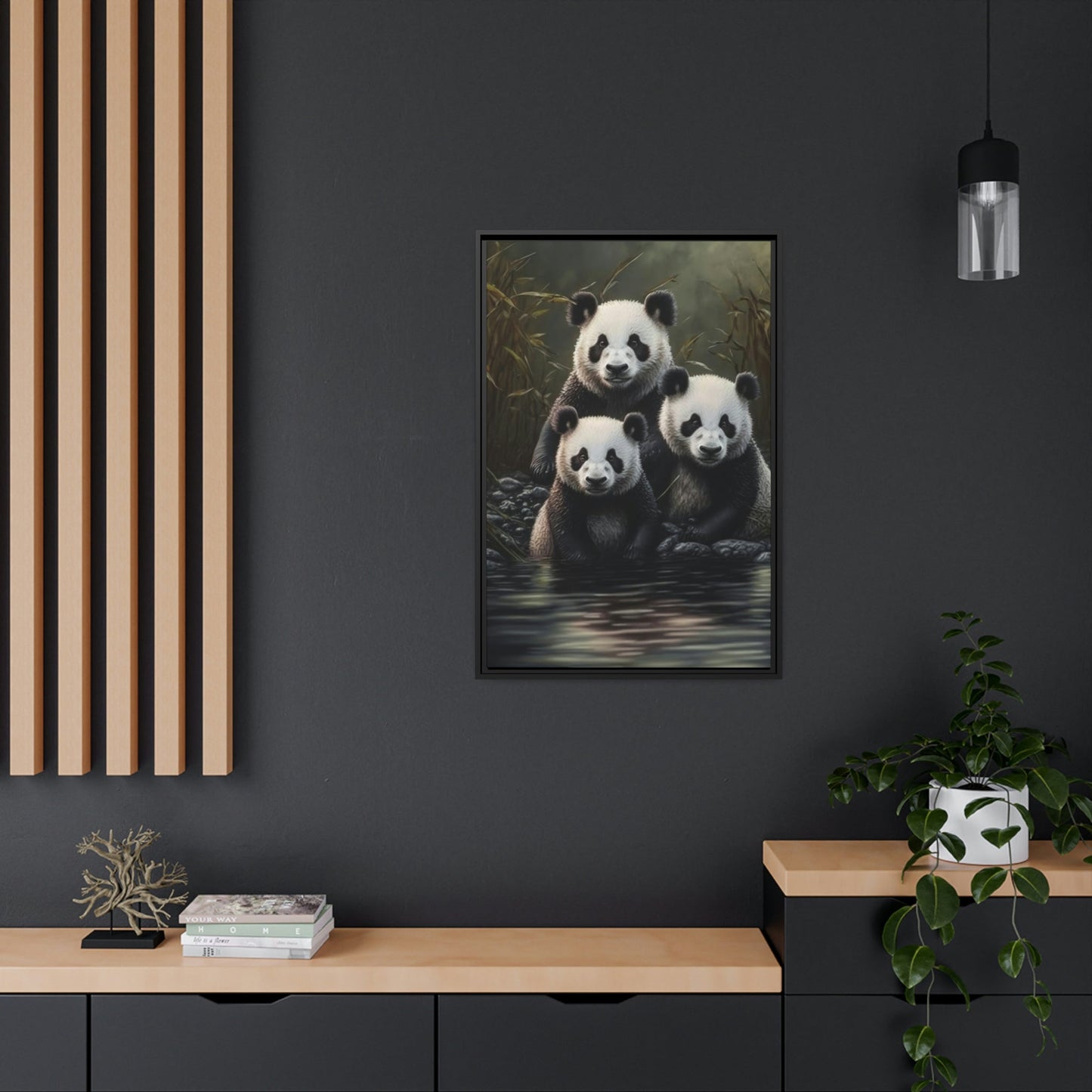 A Window to the World of Pandas: A Canvas That Captures their Spirit