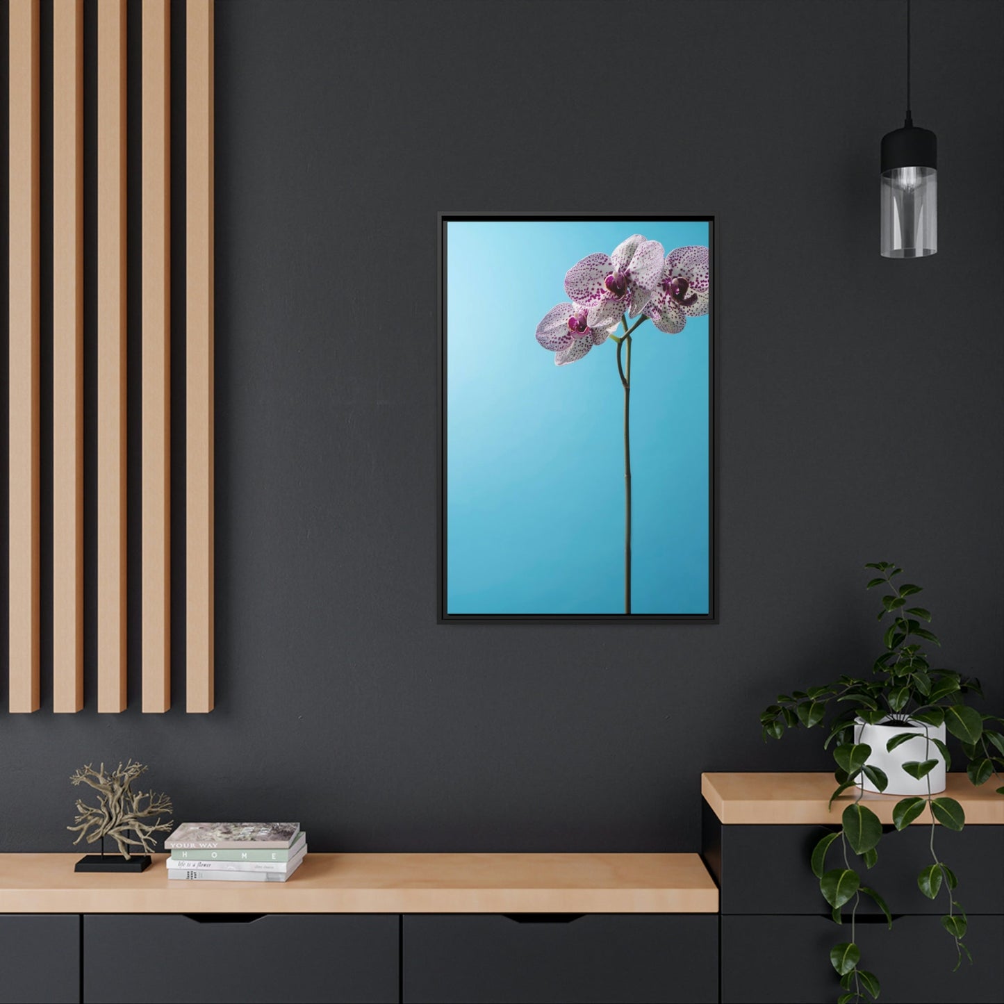 Orchid Elegance: Serenity on Canvas