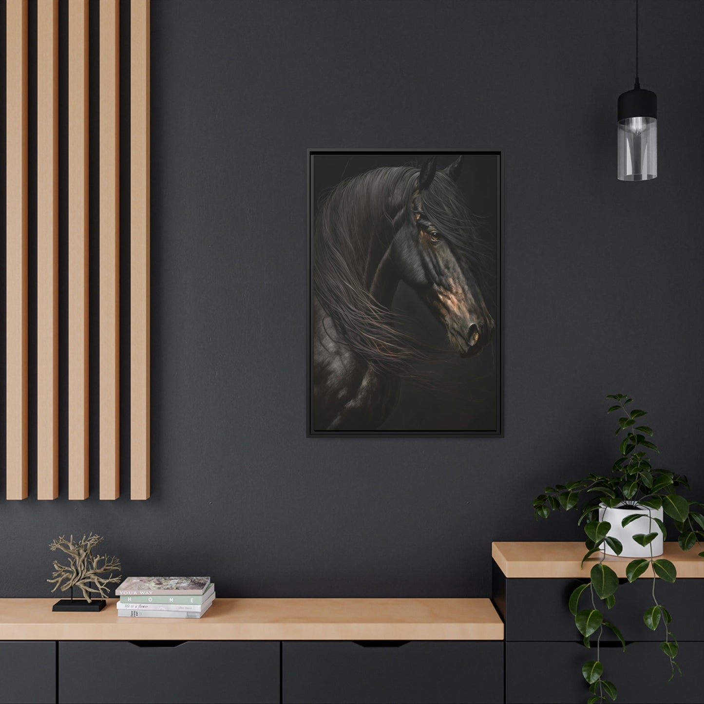 Horse Serenity: A Canvas Equine Calm