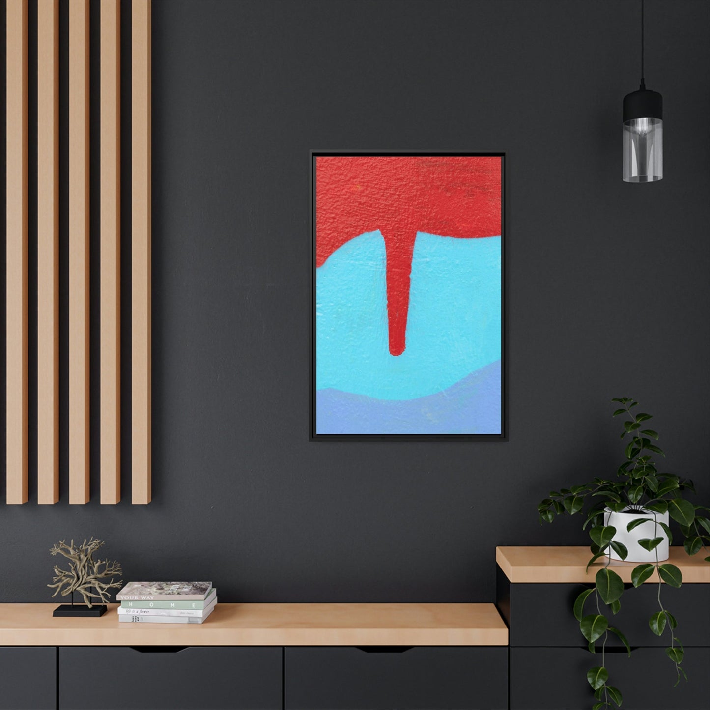 Street Art in your Home: Framed Poster with Abstract Graffiti