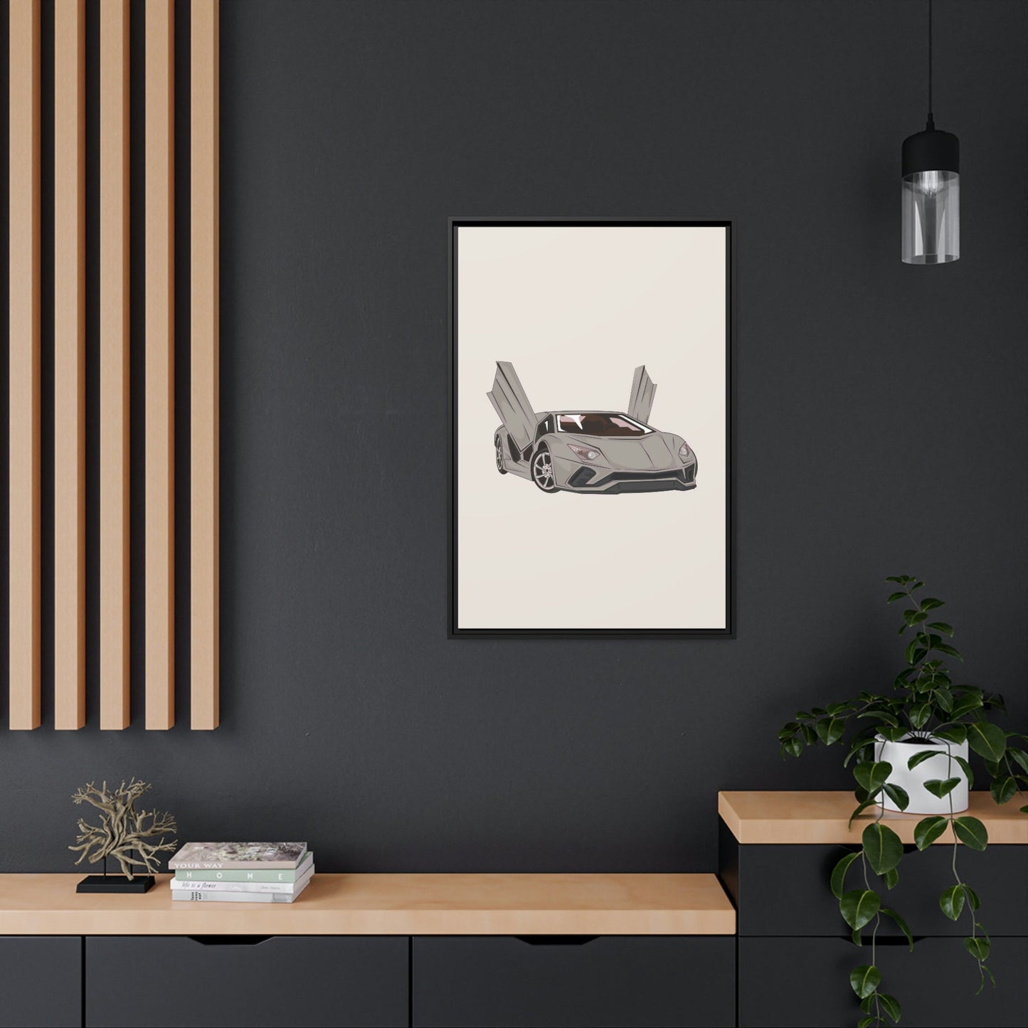 Roaring Beauty: Lamborghini Wall Art on Framed Canvas & Poster