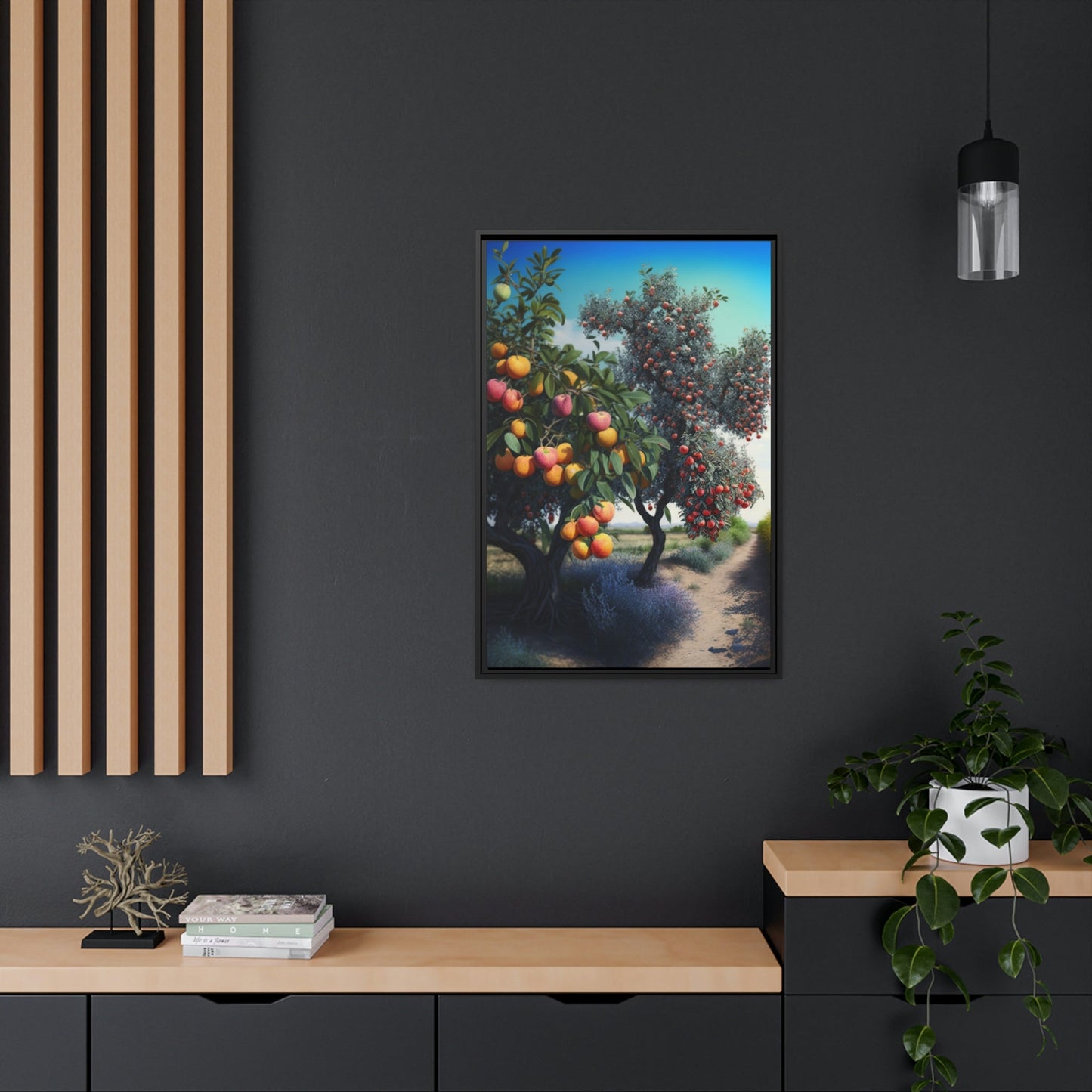 Fruitful Scenery: Fruit Trees Canvas & Poster Print