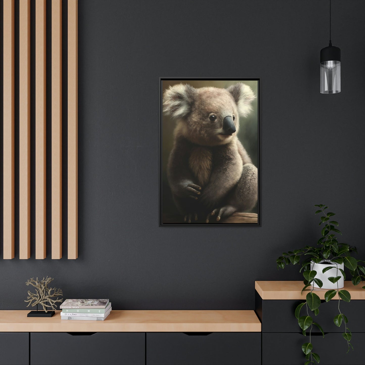 A Koala's Serenity: A Calming Painting on Canvas