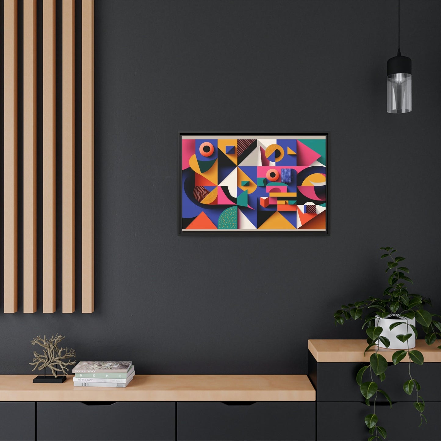 Geometric Harmony: Canvas & Poster Print of Abstract Art