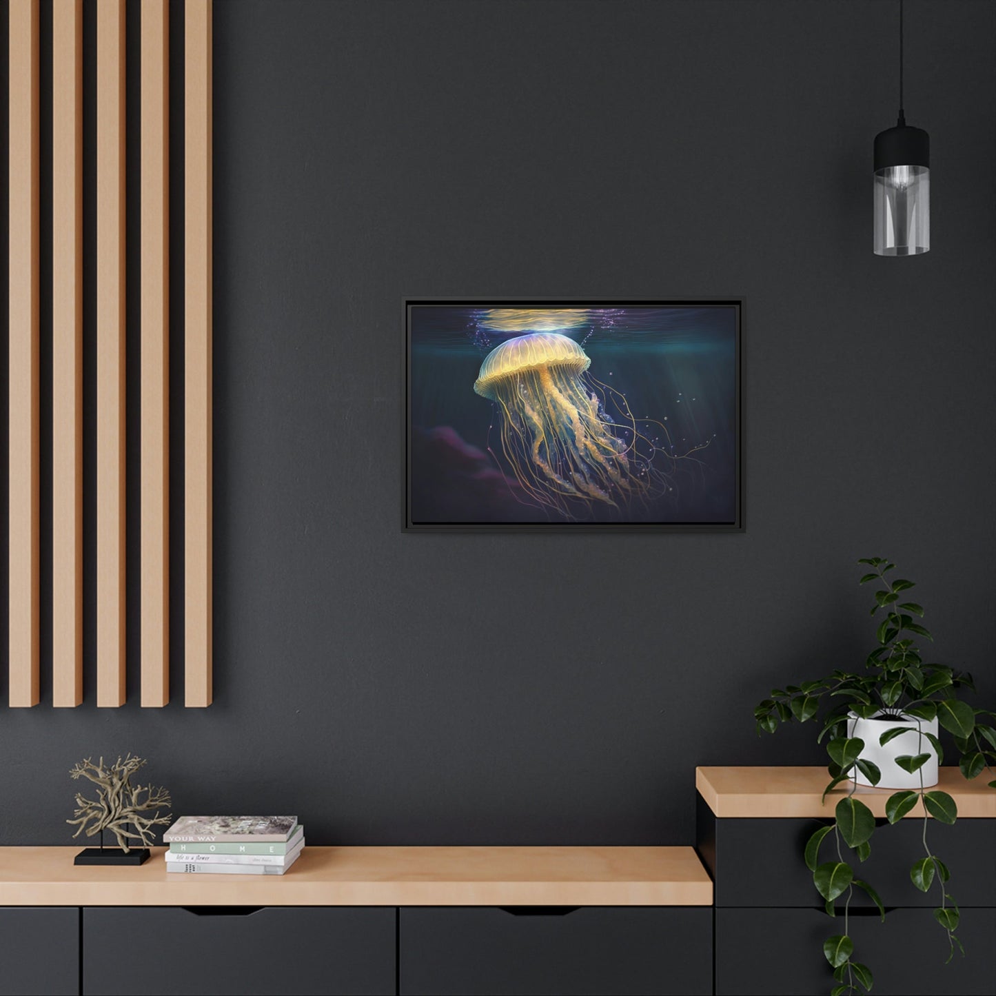 Jellyfish Wonder: Captivating Canvas Wall Art Prints for Ocean Lovers