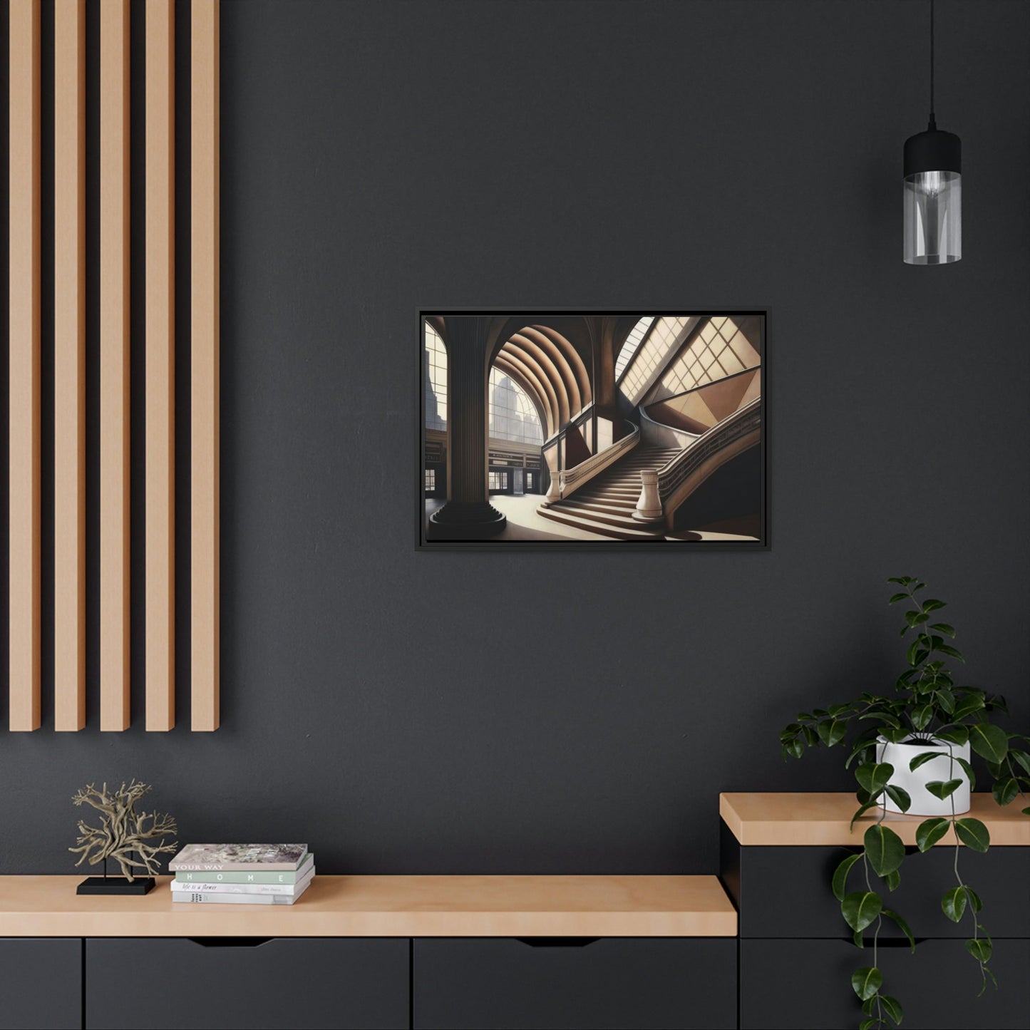 Enchanting Cityscape: Captivating Architecture on Natural Canvas & Poster