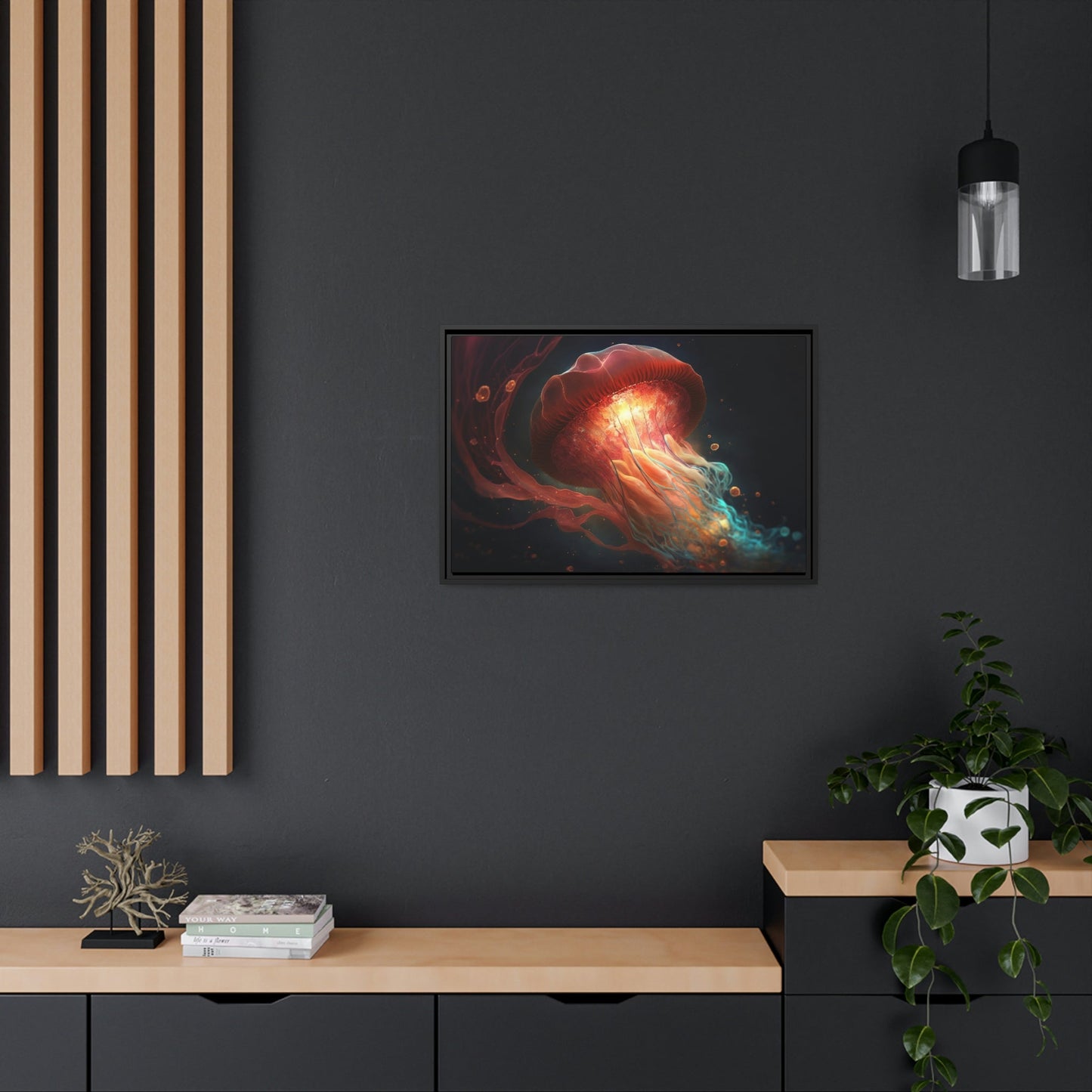 The Graceful Dance: Jellyfish Wall Art Collection on Canvas