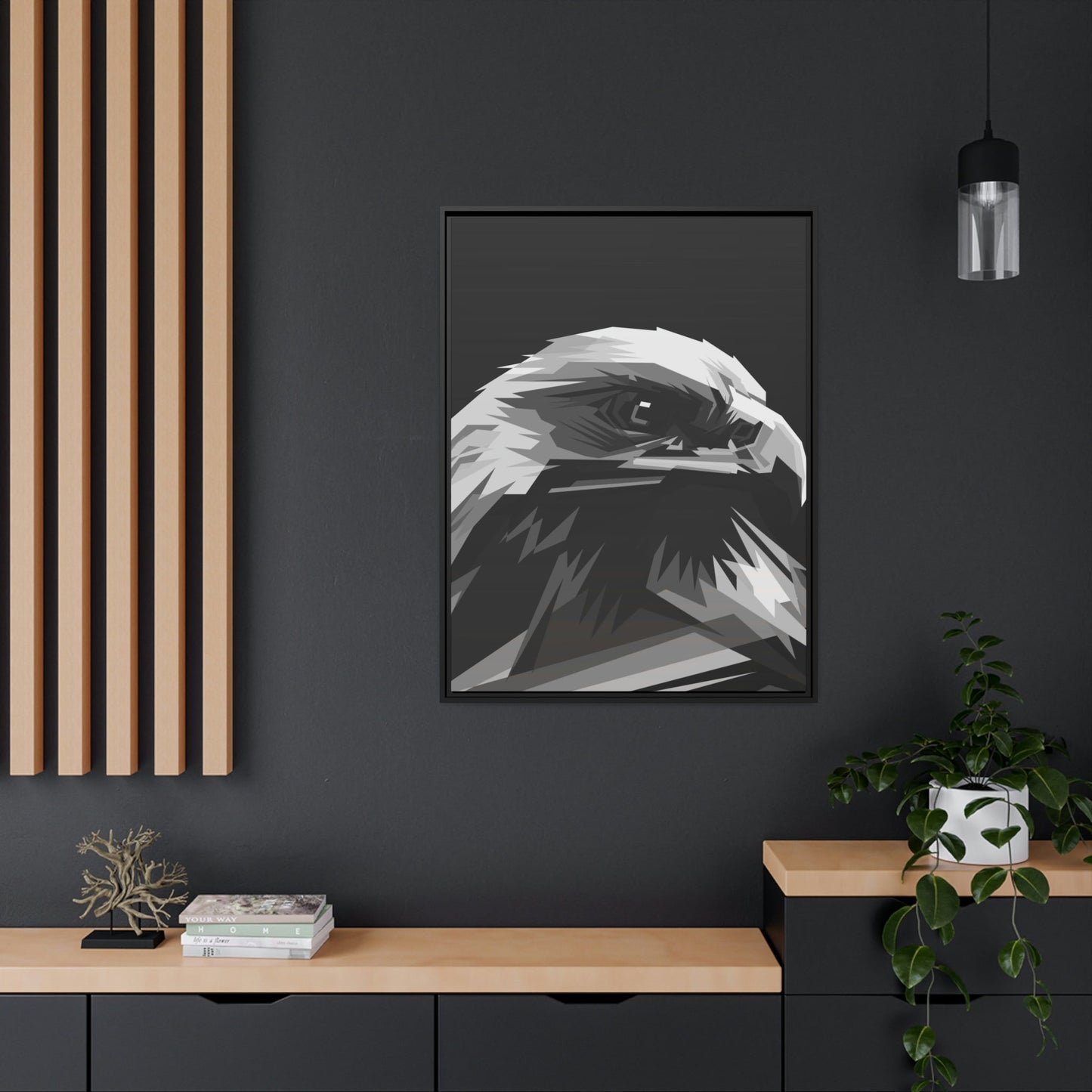 Mystical Guardians: Framed Poster Embodied with the Essence of Eagles